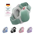 Alpine Muffy Baby Comfort - Gehörschutz für Babys & Kleinkinder - Getestet in Deutschland - Einzigartiges Kopfband für Sicheren & Bequemen Sitz - Verstellbar <5 Jahren - Kopfhörer Lärmschutz, Grün