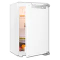 Exquisit Einbaukühlschrank ohne Gefrierfach, 88 cm, 135 Liter, Festtüre, Vollraumkühlschrank, Schnellkühlen, 3 Ablagen, Türanschlag wechselbar, EKS5131-V-FE-090E