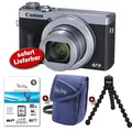 Canon PowerShot G7X Mark III  silber Top-Set / Zubehörpaket