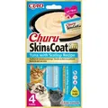 INABA Churu Skin & Coat für Katzen Thunfisch und Jakobsmuschel Geschmack 4x14g