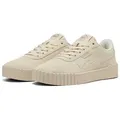 PUMA CARINA 30 SD Sneaker aus Wildleder, mit SOFTFOAM+ Einlegesohle, mit Schnürung weiß 42 EU