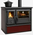 TRGO Festbrennstoffherd Küchenofen Modell Forno - bordeaux, 6 kW
