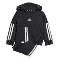 adidas Jogginganzug Essentials (Baumwolle-Mischung) schwarz/weiss Kleinkinder, Größe: 74