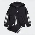 adidas Sportswear Trainingsanzug I 3S FL HD JOG (2-tlg) schwarz 74 EU