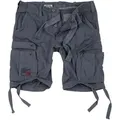 Surplus Airborne Vintage Shorts, schwarz-grau, Größe S für Männer