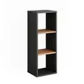 Vicco Standregal, Anthrazit, Honigeiche, Holzwerkstoff, 2 Fächer, Rechteckig, 30x80.1x24 cm, Arbeitszimmer, Büroregale, Aktenregale