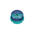 Verbatim - 25 x DVD-RW - 4.7GB (120 Min.) 4x - mattes Silber - Spindel - Speichermedium (43639)