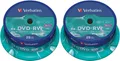 50 Verbatim DVD-RW 4,7Gb 120Min 4x wiederbeschreibbar Rohlinge Spindel