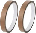 2 Stück Teflonband, Hochtemperaturband, PTFE Glasgewebeband/Glasklebeband, Hi...