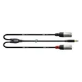 Cordial CFY 1.8 WMM Y-Adapterkabel 1,8 m - Insertkabel