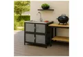 HTI-Living Küchenspüle Spüle mit Abtropfläche und Unterschrank, 83/43 cm, (Stück, 1 St., 1 Outdoorspüle), für Garten und Camping mit Edelstahl-Armatur