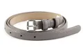 abro Leather Adria Women's Belt W90 Gürtel Taillengürtel Accessoire Zinc Grau