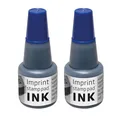 2x Trodat Stempelfarbe Büro Nachfülltinte für Stempelkissen 24ml blau 143657