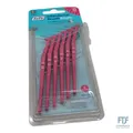 TePe Angle Interdentalbürste, Pink, 0,4mm/ISO 0, 6 Stk., Plaque-Entfernung, effi