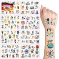 Kinder Tattoo Set 8 Blätter wasserfest hautfreundlich für Geburtstage und Feste