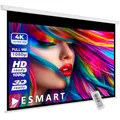 ESMART Economy EXM Motor-Leinwand 217 cm Bild 180 x 101 cm (81) Format 16:9 Fernbedienung Heimkino elektrische Beamer Projektionsleinwand Motor Leinwand LCD