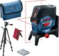 Kombilaser GCL 2-50 C, 4 x 1,5 V-LR6-Batterie + Baustativ BT 150 Professional