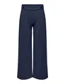 JdY Damen Jdygeggo New Long Pant Jrs Noos Hose, Black Iris/Detail:black Buttons, XS / 30L EU