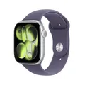 Apple Watch Series 11 GPS 46mm Silver Aluminium Gehäuse mit Sport Band (purple fog) - S/M