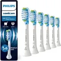 Philips Premium Plaque Defence HX9046/87 Bürstenköpfe (6er-Pack), 6 Stück(e), Weiß, 3 Monat( e), Medium, 62000 Bewegungen pro Minute, Philips - Weiß