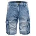Amaci&Sons Cargoshorts FORT LEE Jeansshorts Herren Bermuda Jeans Short Hose Regular Fit W32