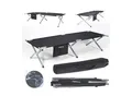 24MOVE® Feldbett Campingbett bis 200 kg In-und Outdoor Camping faltbar, inkl. Tragetasche für einfachen Transport