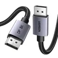 Kabel DisplayPort 1.4 8K/60Hz mit geflochtenes 1m Ugreen Videokabel Schwarz-grau