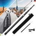 BRDRC 3m Selfie Stick Kohlefaser Selfiestange Unsichtbar Ultralang für Insta360