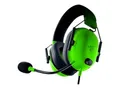 RAZER Blackshark V2 X Over Ear Headset kabelgebunden Stereo Schwarz, Grün Gaming