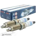 2x BOSCH ZR5TPP33 Zündkerze 0 242 145 515 entstört BMW 1 2 3 4 5 7 35i 40i 50i
