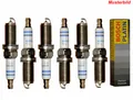 6St. BOSCH ZÜNDKERZEN,ZÜNDKERZE DOPPELPLATIN 0242145518 für BMW 1 2 3 5 7 X6 X5 