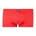 bruno banani Hipshort Check Line 2.0 Gr. L - Karomuster Rot - Enganliegende Herren Boxershorts mit kurzem Bein - Niedrige Bundhöhe - Atmungsaktiv