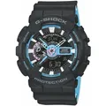 Casio G-Shock Uhr Armbanduhr GA-110PC-1AER schwarz blau - Schwarz/Blau