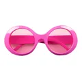 Partybrille Jackie neonpink Sonnenbrille 60er Jahre Retro Mottoparty Karneval