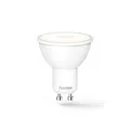 Hama GU10 Wi-Fi LED-Lampe, 4,5W (ohne Hub, dimmbar, gesteuert via Alexa/Google Home/App, 2,4GHz, warm-/neutral-/tageslichtweiß) WLAN Lampe, Echo/Echo Dot/Echo Spot/Echo Plus/Echo Show kompatibel Weiß