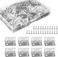 Mini Scharniere Klein für Holz 50 Stück Kleine Modellbau Scharniere Hinges zum B