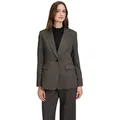 Betty&Co Longblazer Betty & Co Longblazer mit Taschen Nahtführung schwarz 44