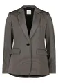 Betty & Co Damen Longblazer mit Taschen Black/Taupe,44
