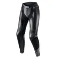 REBELHORN Rebel Motorradhose Damen | Leder | Knie und Hüft Protektoren | Austauschbare Knieschieber | Perforierte Paneele
