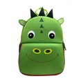 DONAU Kindergartenrucksack Drache Kunstfaser grün