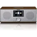 Lenco DIR-170WA DIR-170 Internet Tischradio DAB+, UKW AUX, Bluetooth, USB, Internetradio Walnuss, 2 x 10 Watt RMS Holz