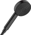 hansgrohe Duschkopf Pulsify S, Duschbrause 1 Strahlart, Antikalk-Funktion, Mattschwarz, Kunststoff
