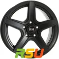 4x RH Alurad AR4 racing schwarz lackiert 6.5x16" ET43 LK5 112 ML 57.1 Alufelg...