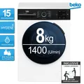 Beko BM3WFU3841R Waschmaschine 8 kg Zeitvorwahl SteamCure-Dampf AddXtra 2ML