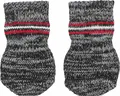 TRIXIE Anti-Rutsch Pfotenschutz für Hunde - Hundeschuhe für sicheren Halt auf glatten Böden 2 Stück - M-L , Hundesocken als Wundschutz geeignet - 19503