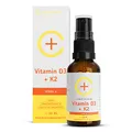 Cerascreen Vital Vitamin D3 + K2 Spray 30ml (all-trans) | 2800 IE pro Sprühstoß | In Deutschland hergestellt | Hochdosiert & Vegan | Depot auffüllen mit Sonnenvitamin-Komplex | Premium-Qualität