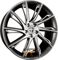 Tomason TN24 dark hyperblack rim polished 8.5x19 ET40 - LK5/114.3 ML72.6 Alufelge schwarz