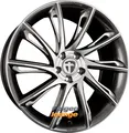 4 Alufelgen TOMASON TN24 Dark Hyper Black CC + Pol 8,5x19 ET40 5x114,3 19 Zoll