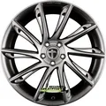 Tomason TN24 dark hyperblack rim polished 8.5x19 ET40 - LK5/114.3 ML72.6 Felge