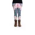 cosey - Bunte Bedruckte Mandala-Leggings (Einheitsgröße) - Design Mandala Blume